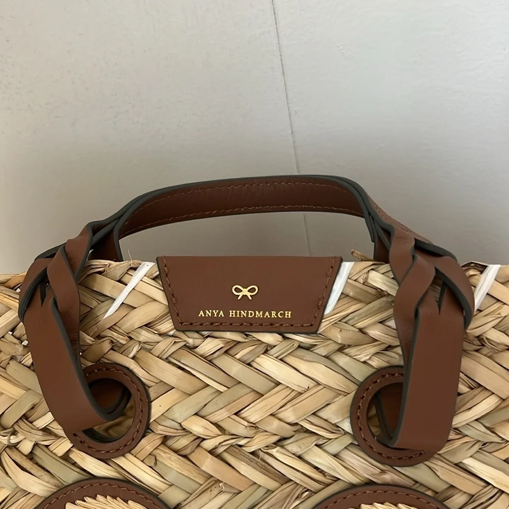 Anya Hindmarch small paper eyes basket bag - Picture 6 of 13